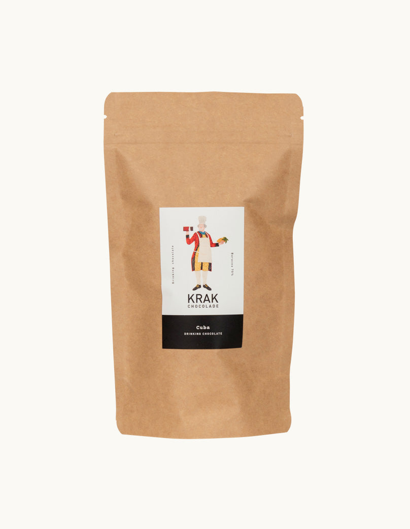 Krak Chocolade Cuba Baracoa 70% Cacao Dark Chocolate Drinking Chocolate