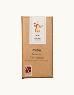 Krak Chocolade Cuba Baracoa 70% Cacao Dark Chocolate 80 Gram Bar